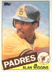 1985 Topps Baseball Cards      378     Alan Wiggins